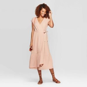 NWT 100% Cotton Wrap Dress